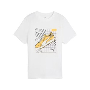 Kurzarm-T-Shirt für Kinder Puma Puma Graphics IV B Weiß
