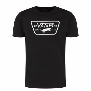 T-shirt à manches courtes homme Vans Mn Full Patch Blanc Noir