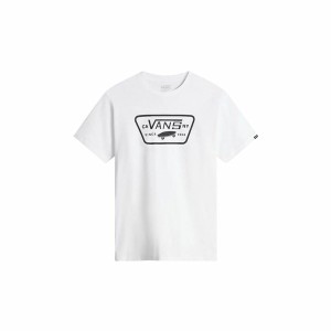 T-shirt à manches courtes homme Vans Mn Full Patch Blanc Noir