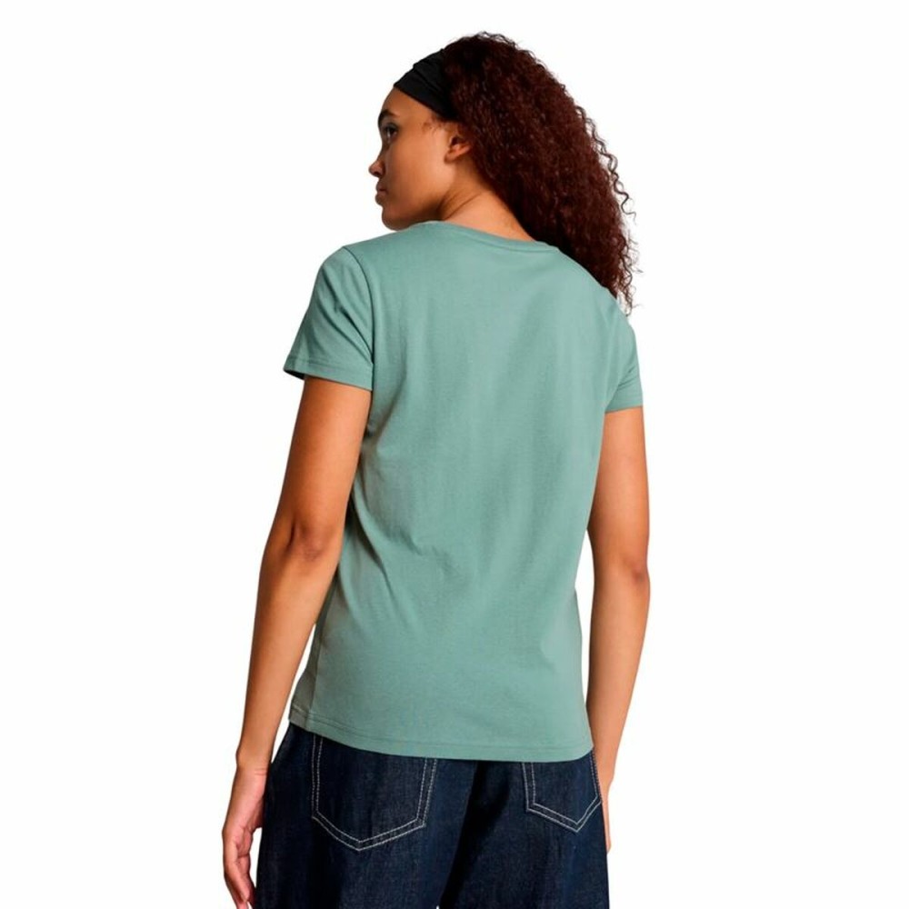 Damen Kurzarm-T-Shirt Puma Essentials MetallicGreen Moonetalli