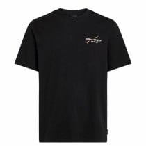 Men’s Short Sleeve T-Shirt O'Neill Retro Back Print Black