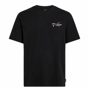 Herren Kurzarm-T-Shirt O'Neill Retro Back Print Schwarz