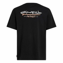 Men’s Short Sleeve T-Shirt O'Neill Retro Back Print Black