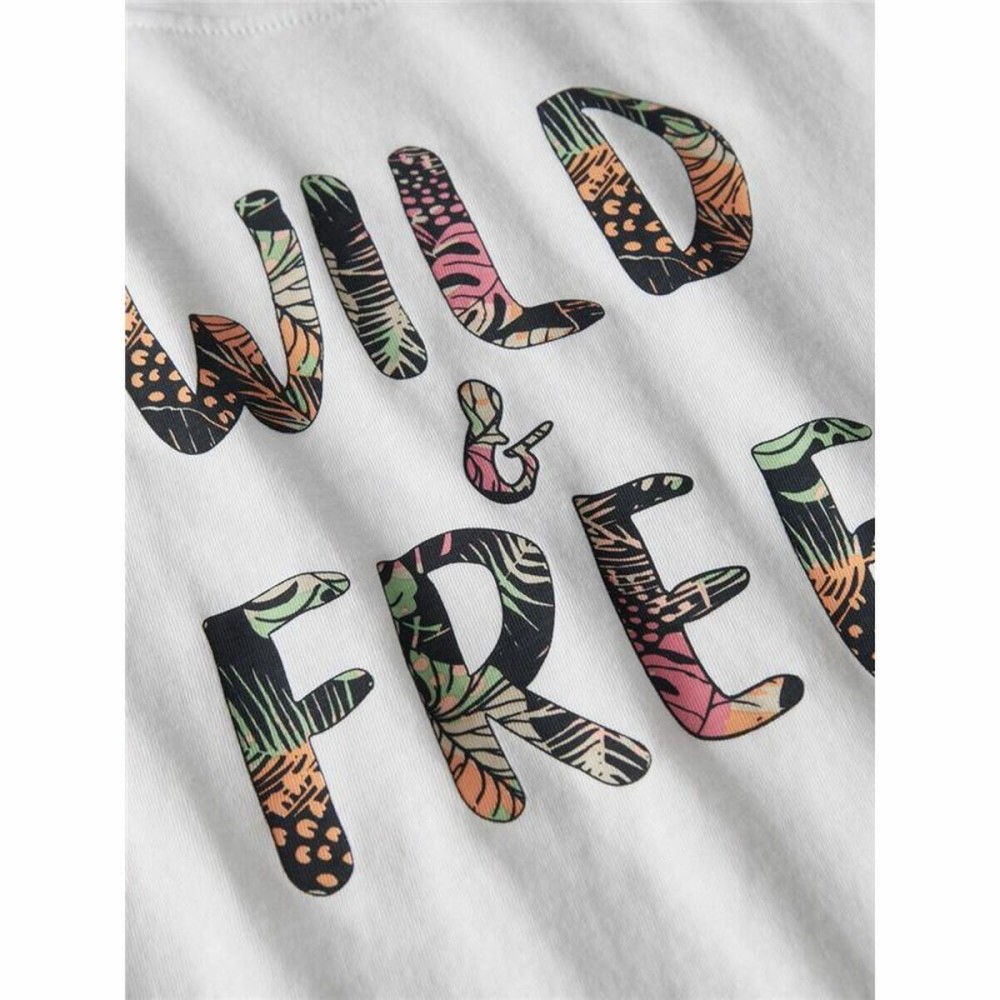 Child's Short Sleeve T-Shirt Name It Nkfvanaya Ss Noos White