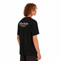 Men’s Short Sleeve T-Shirt O'Neill Retro Back Print Black