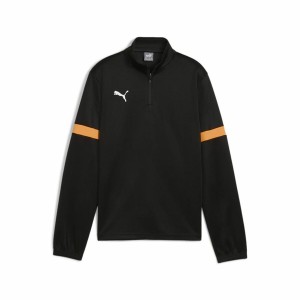 Men’s Sweatshirt without Hood Puma Individualrise 1/4 Z Black