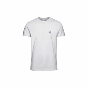 Kurzarm-T-Shirt für Kinder Jack & Jones Jjdenim Logo O-Neck Weiß