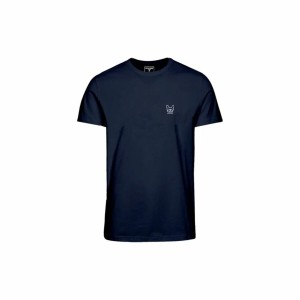Kurzarm-T-Shirt für Kinder Jack & Jones Jjdenim Logo O-Neck Marineblau