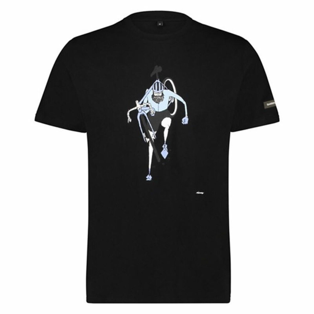 Men’s Short Sleeve T-Shirt Shimano Sentiero Ltd Black