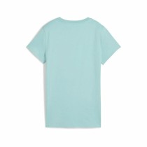 Damen Kurzarm-T-Shirt Puma Essentials Blau Himmelsblau