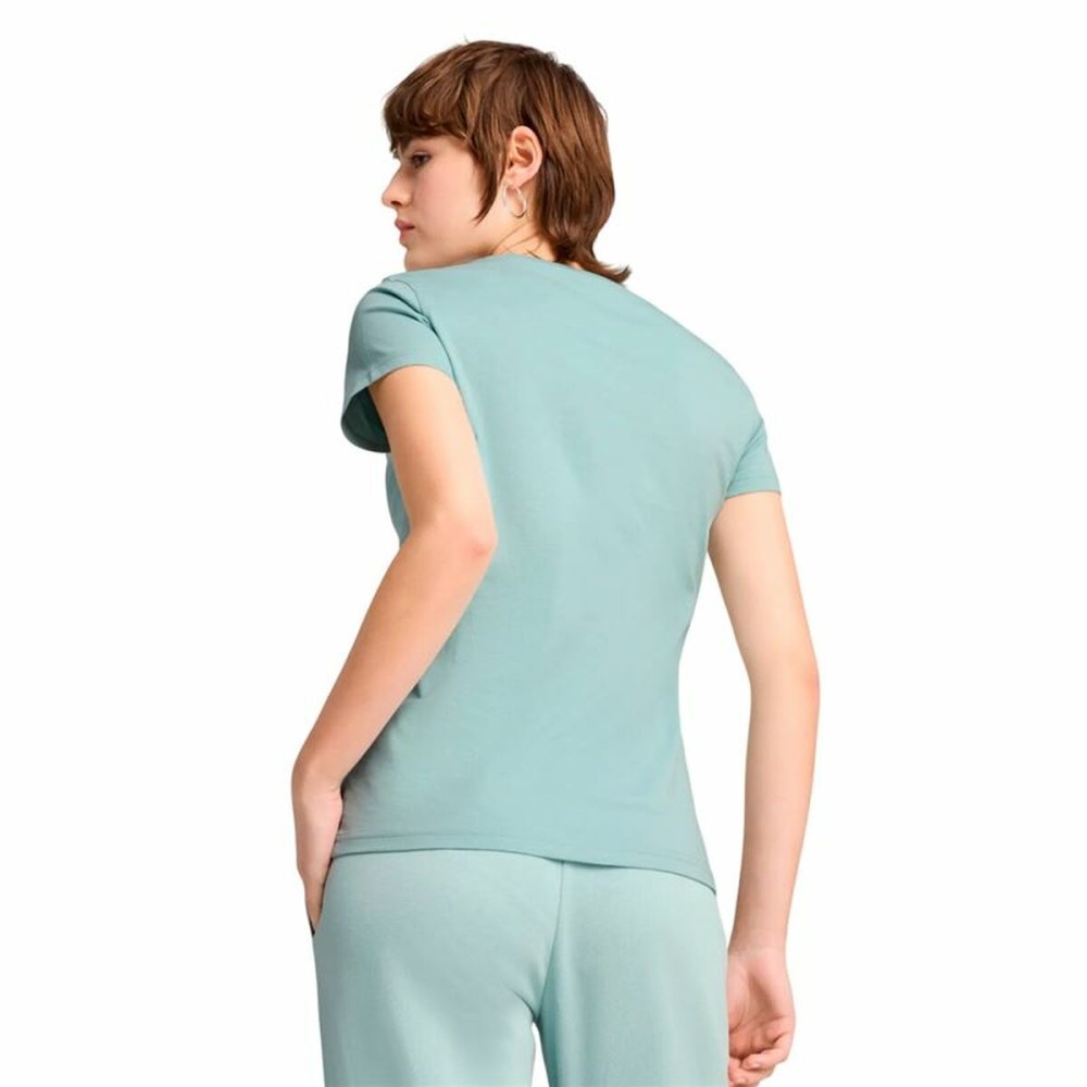 Damen Kurzarm-T-Shirt Puma Essentials Blau Himmelsblau