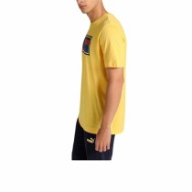 Herren Kurzarm-T-Shirt Puma Graphics Box Gelb