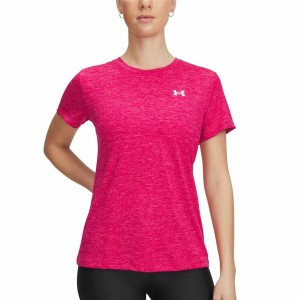 Herren Kurzarm-T-Shirt Under Armour Tech Ssc- Twist Rosa