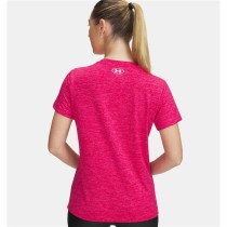 Herren Kurzarm-T-Shirt Under Armour Tech Ssc- Twist Rosa