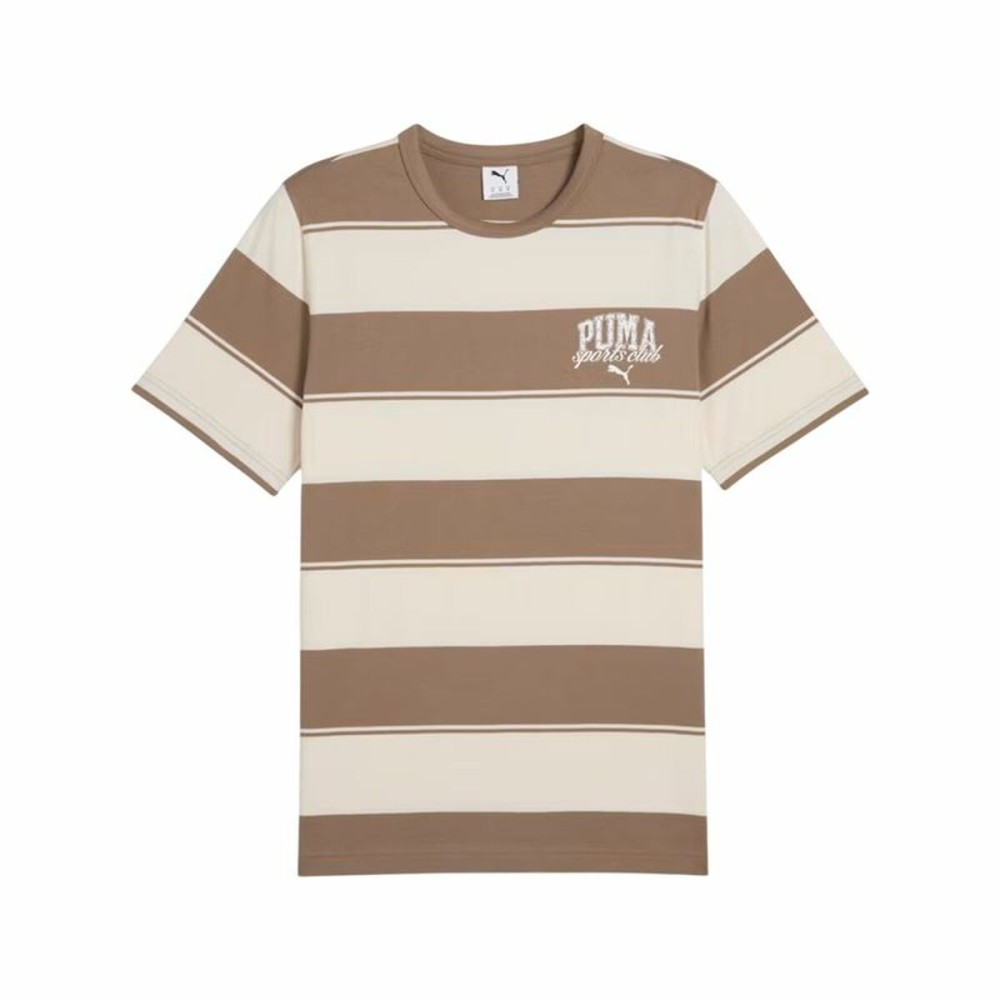 Men’s Short Sleeve T-Shirt Puma Class Striped T