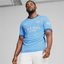 Kurzärmiges Fußball T-Shirt für Männer Puma Manchester City 24/25 1ª