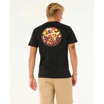 Herren Kurzarm-T-Shirt Rip Curl Passage Tee Schwarz