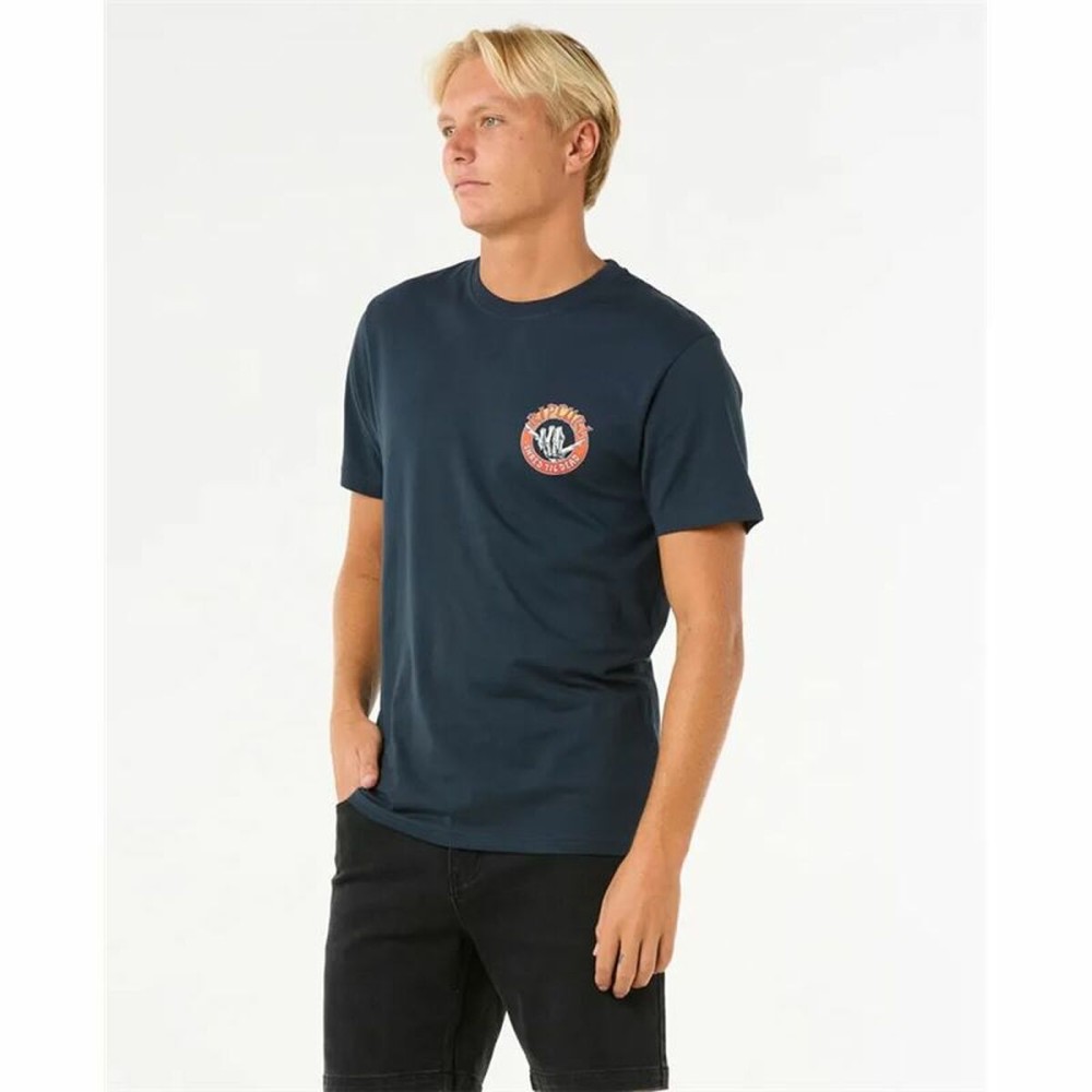 T-shirt à manches courtes homme Rip Curl Shred Til Tee Blue marine