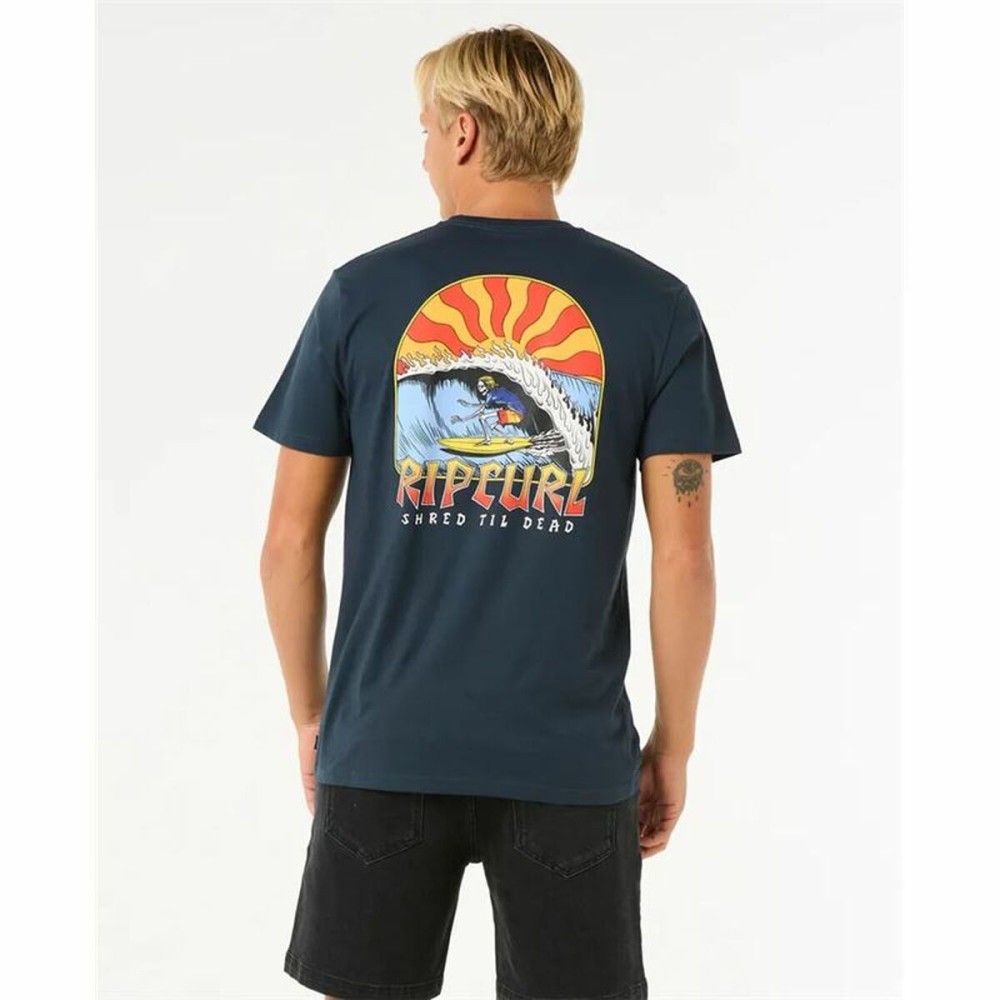 T-shirt à manches courtes homme Rip Curl Shred Til Tee Blue marine