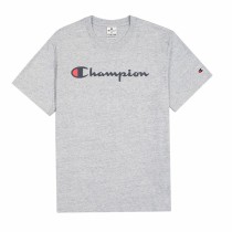 Herren Kurzarm-T-Shirt Champion Crewneck Hellgrau