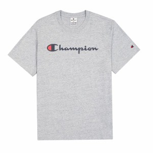 Herren Kurzarm-T-Shirt Champion Crewneck Hellgrau