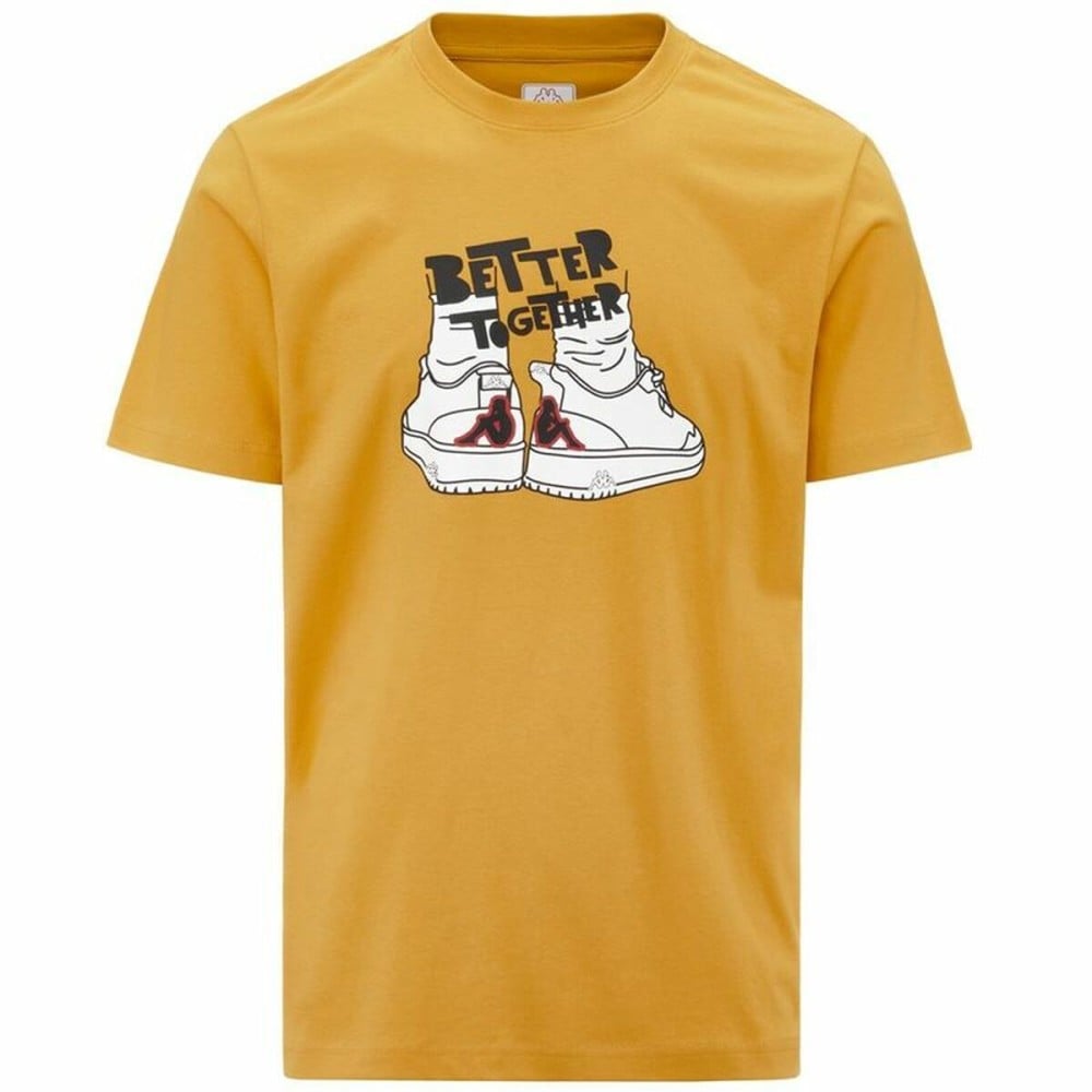 T-shirt à manches courtes homme Kappa Glabu Tbar Doré