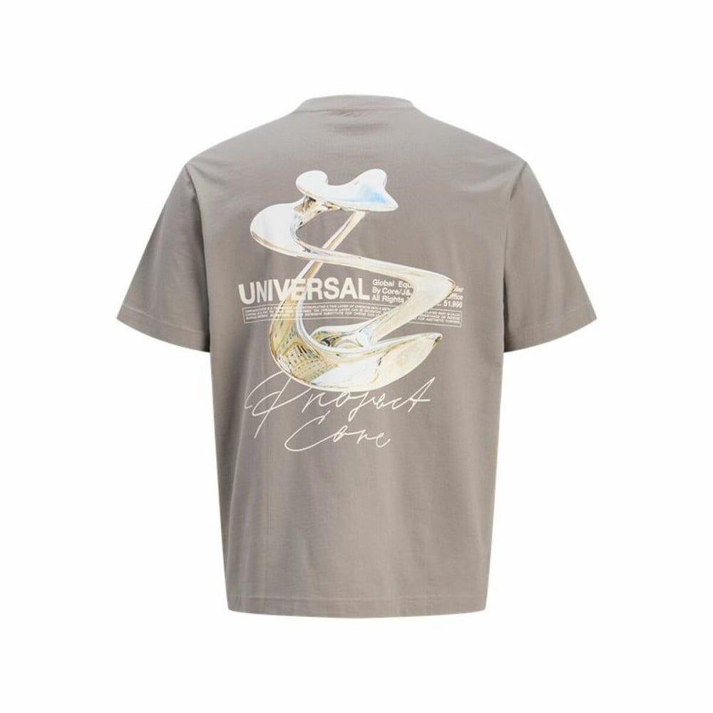 Herren Kurzarm-T-Shirt Jack & Jones Jcodynamic Dust Ss Crew Neck Hellbraun