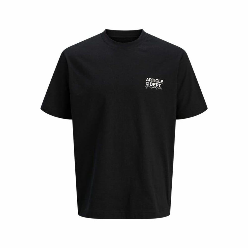 Herren Kurzarm-T-Shirt Jack & Jones Jcodynamic Dust Ss Crew Neck Schwarz