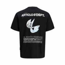 Herren Kurzarm-T-Shirt Jack & Jones Jcodynamic Dust Ss Crew Neck Schwarz