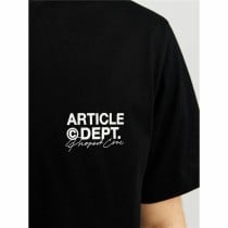 Herren Kurzarm-T-Shirt Jack & Jones Jcodynamic Dust Ss Crew Neck Schwarz