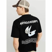 Herren Kurzarm-T-Shirt Jack & Jones Jcodynamic Dust Ss Crew Neck Schwarz