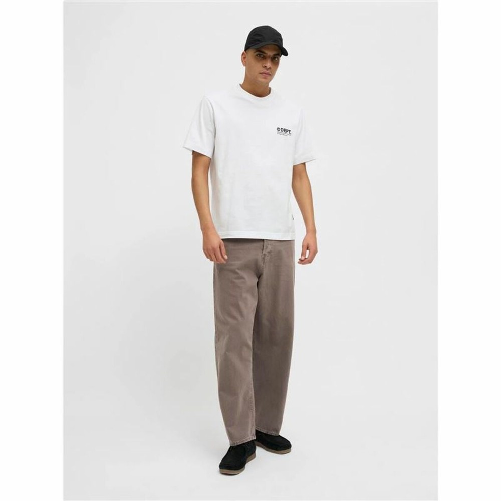 Herren Kurzarm-T-Shirt Jack & Jones Jcodynamic Dust Ss Crew Weiß