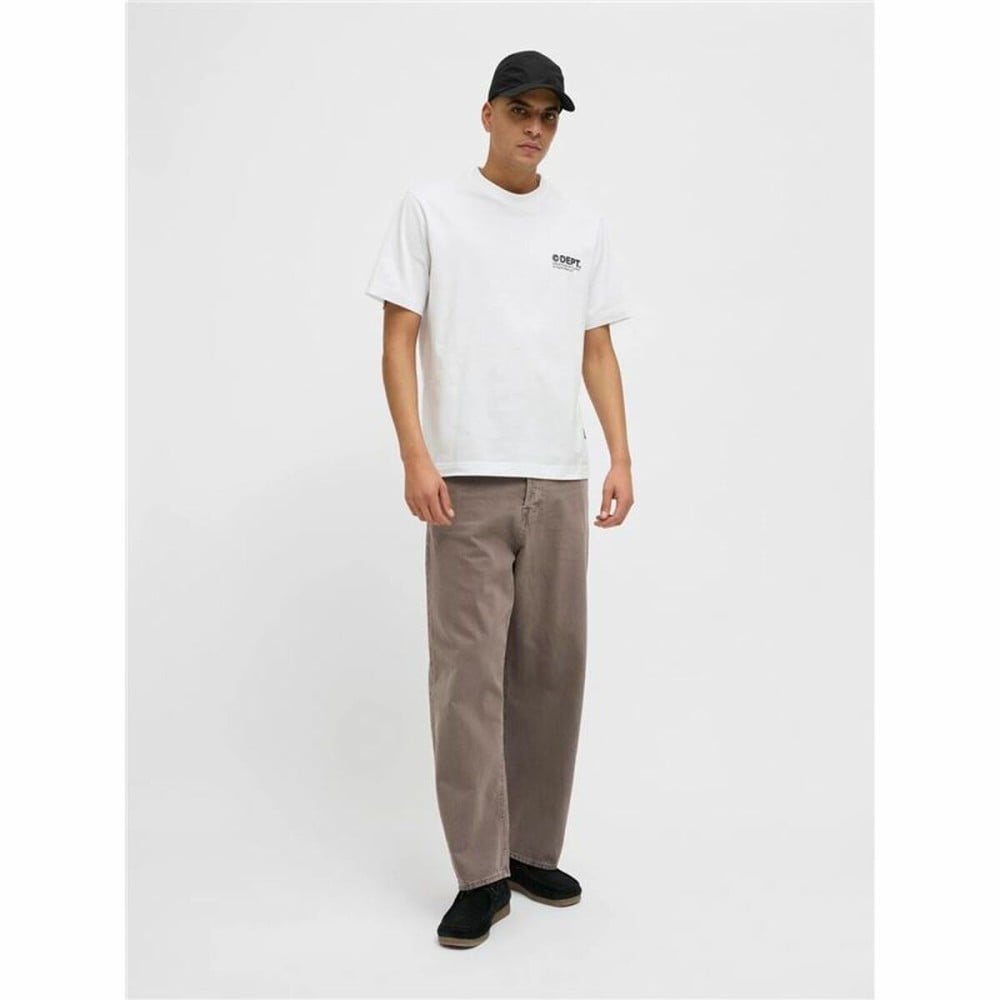 Men’s Short Sleeve T-Shirt Jack & Jones Jcodynamic Dust Ss Crew White