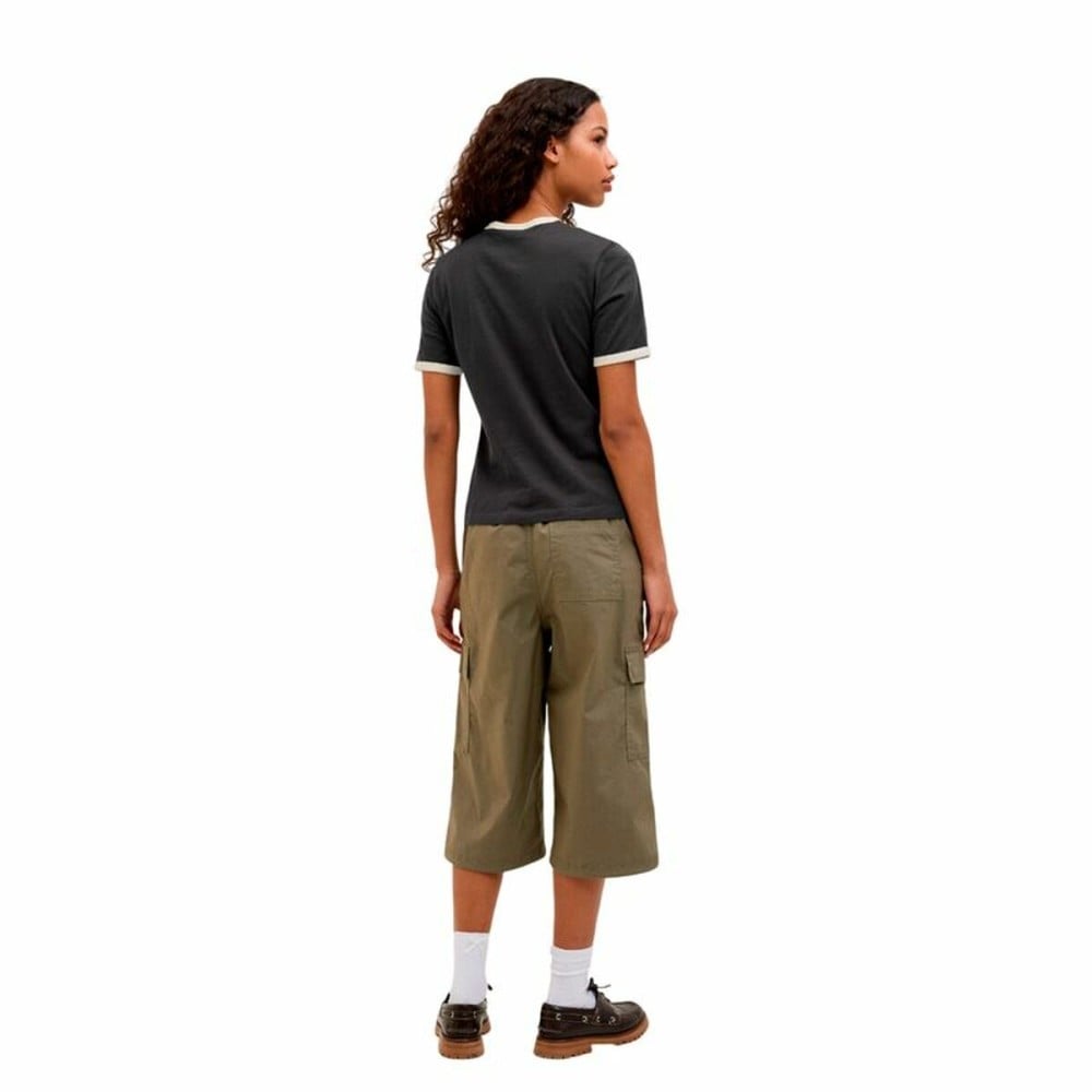 Damen Kurzarm-T-Shirt Jack & Jones Jxperle Reg Fit Schwarz