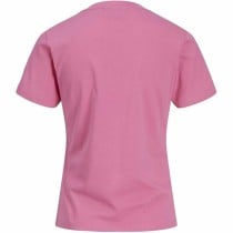 Damen Kurzarm-T-Shirt Jack & Jones Jxamy Reg Rosa