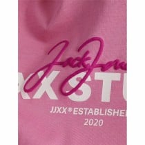 Damen Kurzarm-T-Shirt Jack & Jones Jxamy Reg Rosa