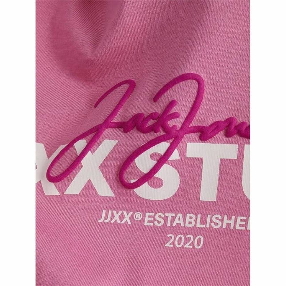 Damen Kurzarm-T-Shirt Jack & Jones Jxamy Reg Rosa
