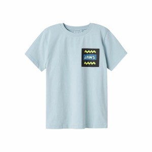 Child's Short Sleeve T-Shirt Name It Nkmmakai Jaws Nreg Box Sky