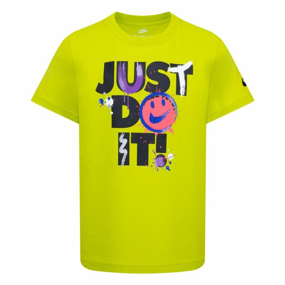 Kurzarm-T-Shirt für Kinder Nike Nkb Express Yourself Jdi Ss Gelb