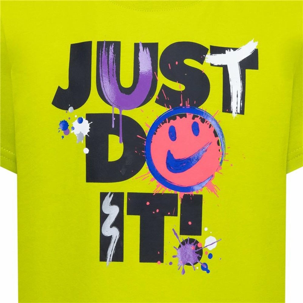 Kurzarm-T-Shirt für Kinder Nike Nkb Express Yourself Jdi Ss Gelb