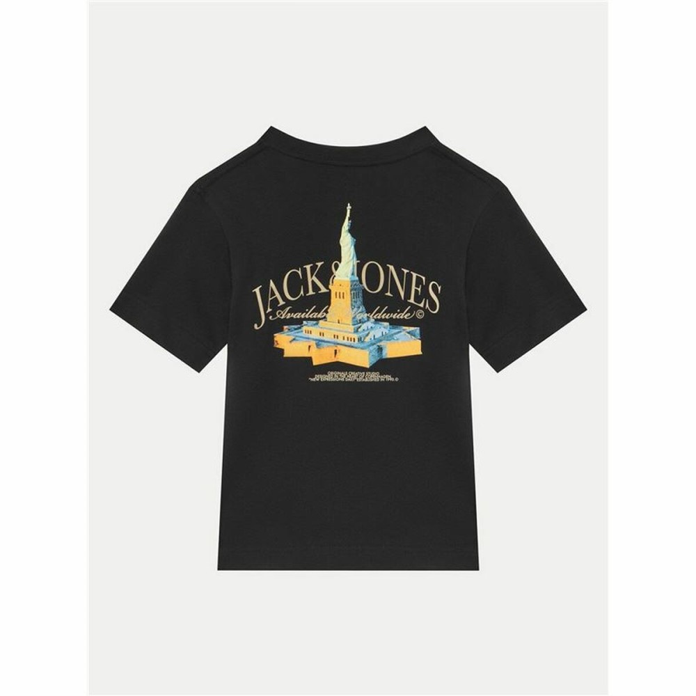 Kurzarm-T-Shirt für Kinder Jack & Jones Jorboston Photo w Neck Schwarz
