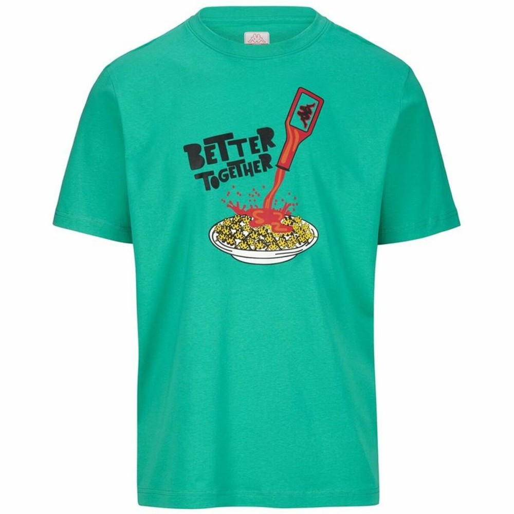 Herren Kurzarm-T-Shirt Kappa Glesto Tbar Blau