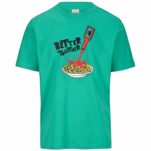 Herren Kurzarm-T-Shirt Kappa Glesto Tbar Blau