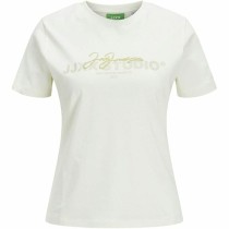 Damen Kurzarm-T-Shirt Jack & Jones Jxamy Reg Beige