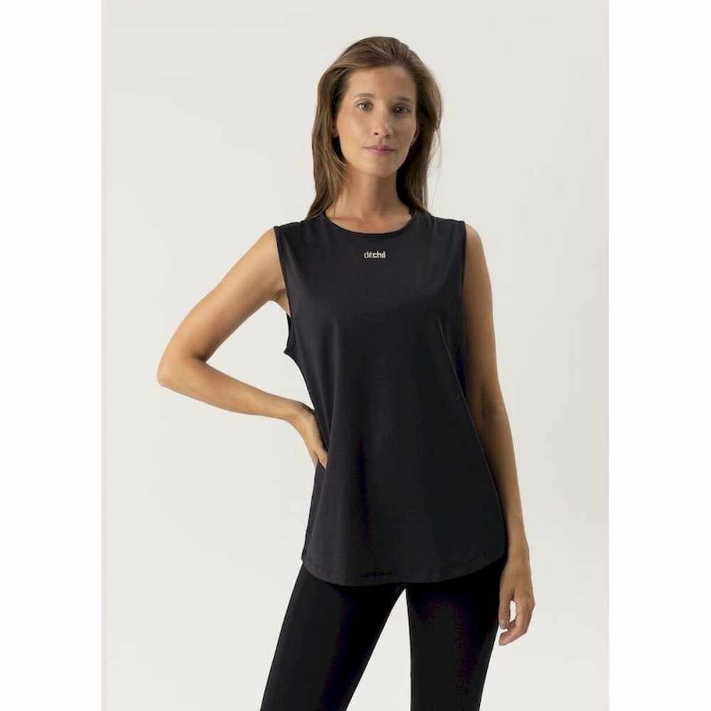 Maillot de Corps sans Manches pour Femme Ditchil Aria Noir