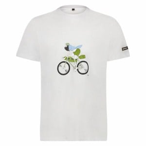 Herren Kurzarm-T-Shirt Shimano Sentiero Ltd Weiß