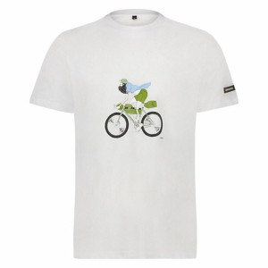Men’s Short Sleeve T-Shirt Shimano Sentiero Ltd White