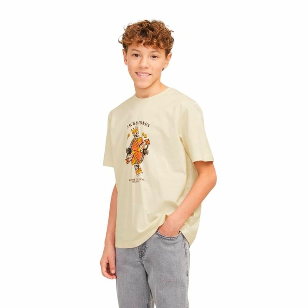 Kurzarm-T-Shirt für Kinder Jack & Jones Joranatomy Skull Ss Crew Neck