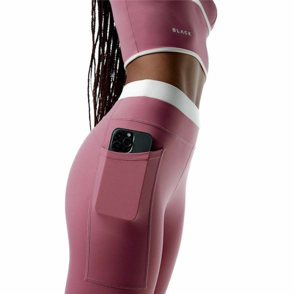 Sporthose Damen Black Limba Courtedge Rosa