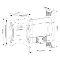 Support de TV Neomounts WL40-550BL12 32-55" 35 kg